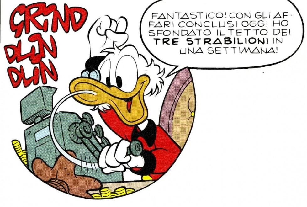 Foto Di Zio Paperone Con I Soldi