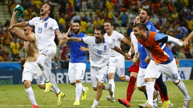 Grecia-Costa d'Avorio 2-1: Samaras spedisce i suoi agli ottavi, ora il Costarica