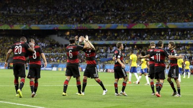 Disfatta Brasile, Germania in finale: 7-1