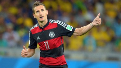 Germania, Klose: "Fatto qualcosa di storico, felice per il mio record"