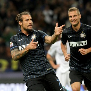 Inter-Atalanta 2-0, due prodezze di Osvaldo ed Hernanes fanno sorridere Thohir in tribuna