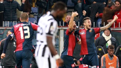 Sorpresa Genoa Juve perde    -foto     aggancio Roma