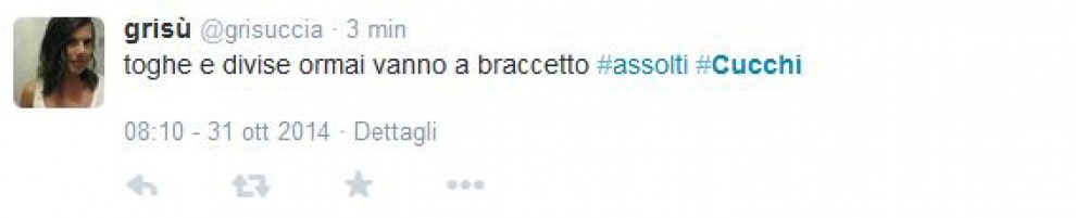 Sentenza Cucchi: le reazioni su Twitter