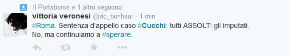 Sentenza Cucchi: le reazioni su Twitter