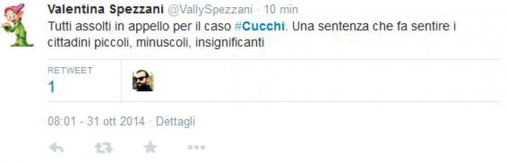Sentenza Cucchi: le reazioni su Twitter