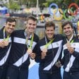 Canottaggio, il 4 senza sul podio: la rimonta vale il bronzo