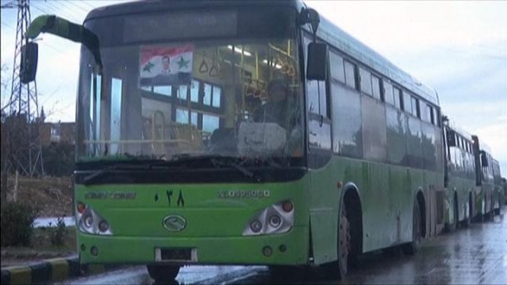 Risultati immagini per Aleppo AUTOBUS