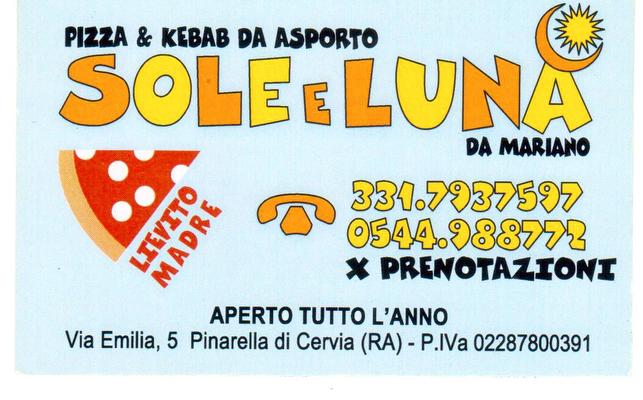 Pizzeria Sole E Luna Cagliari - Menù