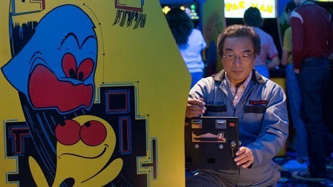 Il cameo di Toru Iwatani all’interno del film Pixels
