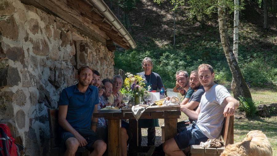 Il pranzo alla Baita Felice (@Andrea Buonopane)
