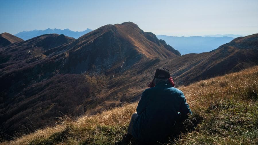 L'attesa del cacciatore sulle Alpi Marittime (@Sara Furlanetto)
