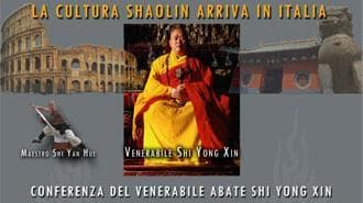 L’occasione per conoscere da vicino la Cultura Shaolin