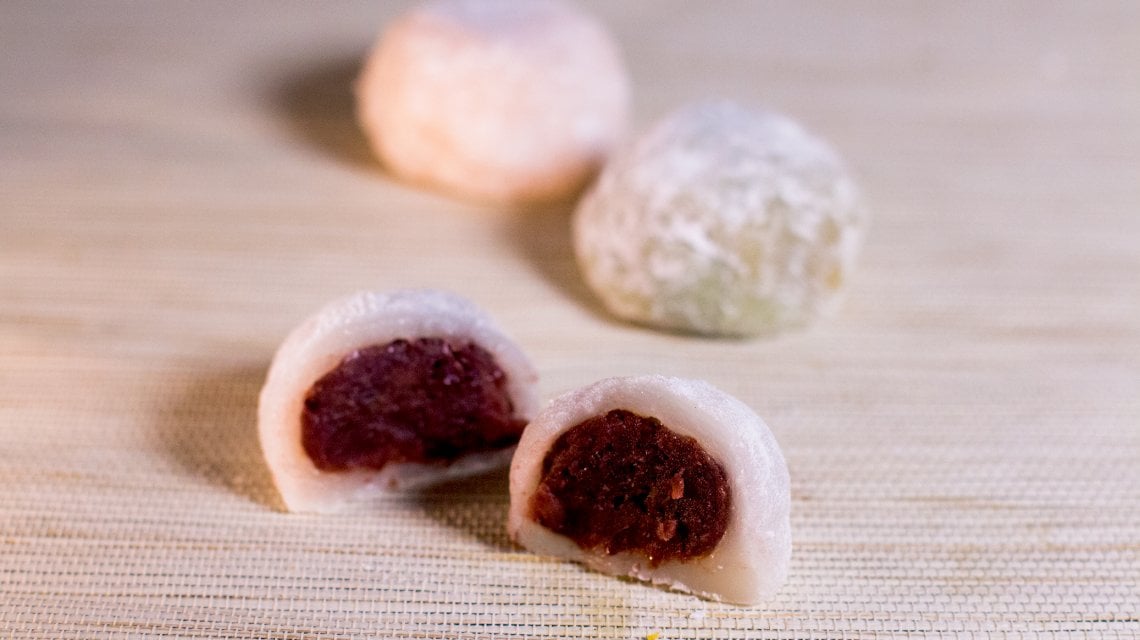 Mochi con ripieno di Azuhi - Hiromi Cake