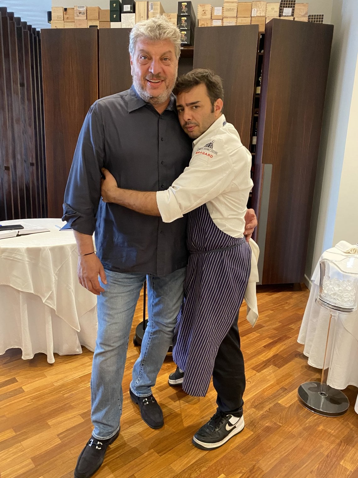 Danilo Scala con lo chef&nbsp;Graziano Caccioppoli