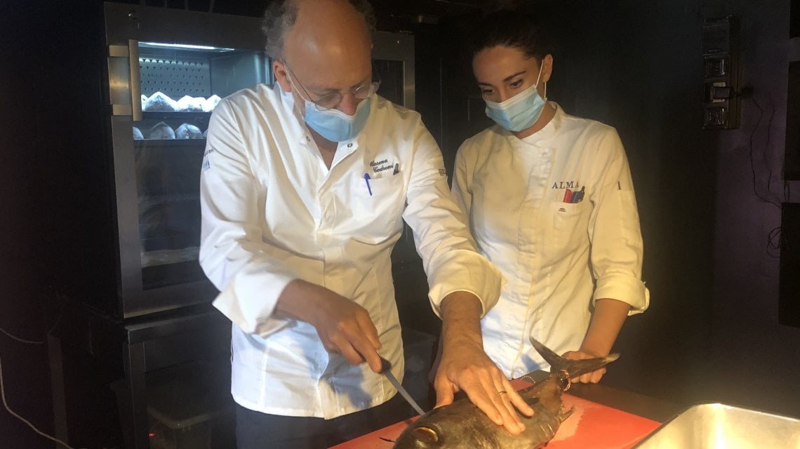 Lo chef Moreno Cedroni