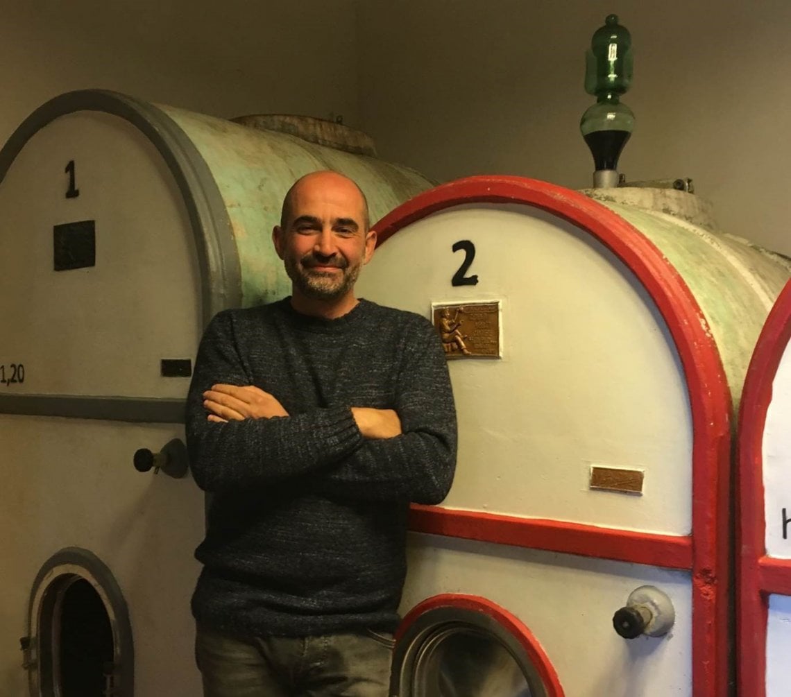 Michele Lorenzetti, titolare dell'azienda agricola Le terre di Giotto