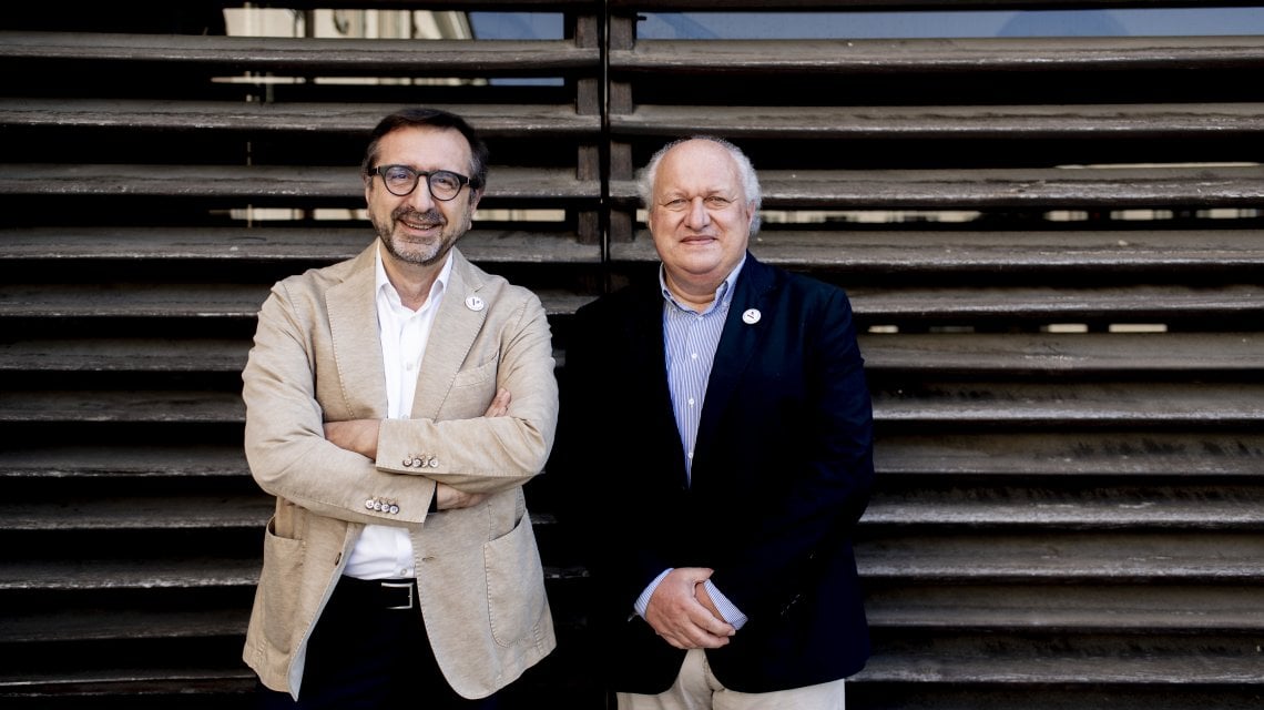 Il presidente del Consorzio del Vermouth Torino Roberto Bava e il direttore Pierstefano Berta