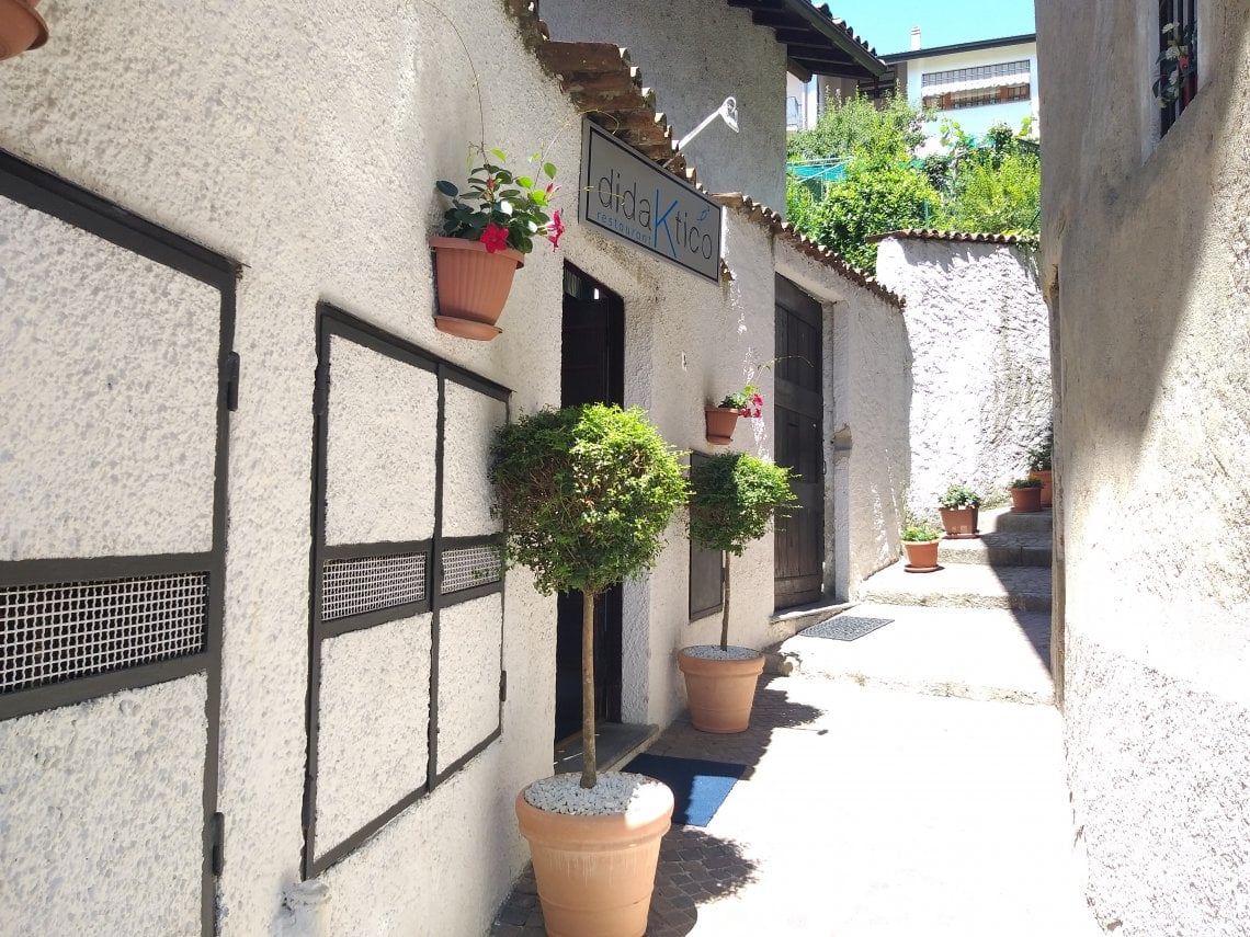 L'ingresso del ristorante