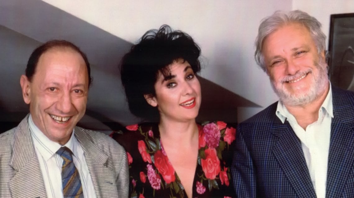&nbsp;Marisa Laurito con Renato Carosone e Luciano De Crescenzo