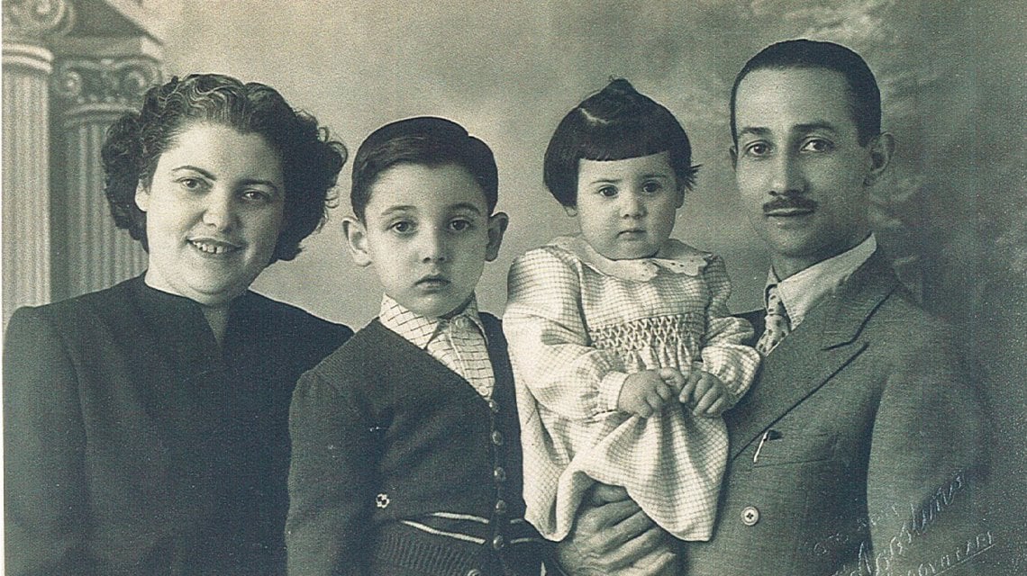 &nbsp;La piccola Marisa con la famiglia