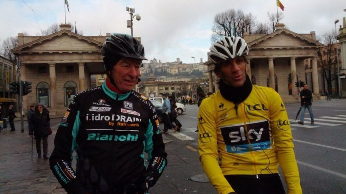 Davide Oldani e Felice Gimondi