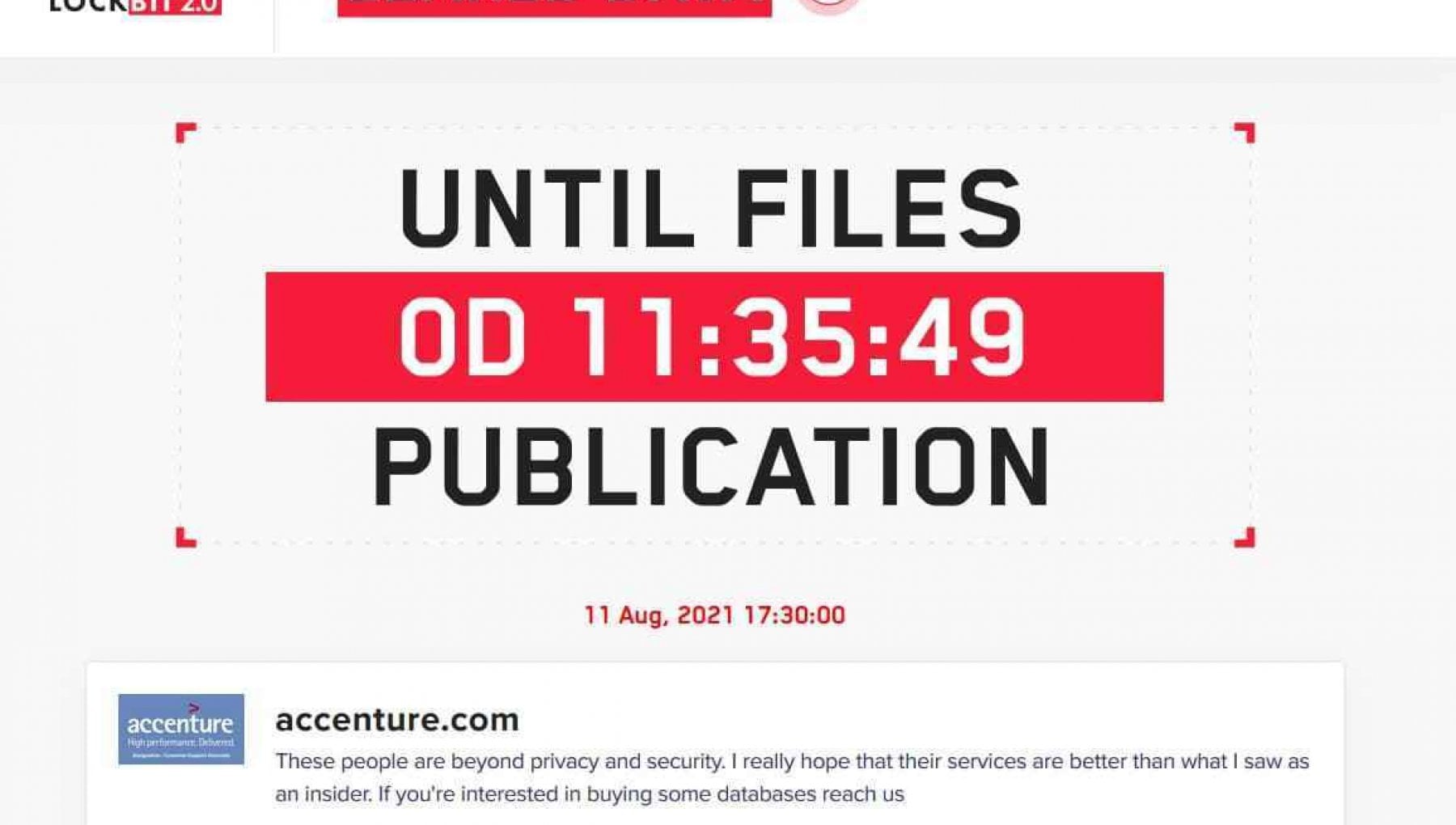 Accenture sotto scacco del ransomware che devasta l'Italia: pubblicati 63 Tb di dati - Vimarsana News