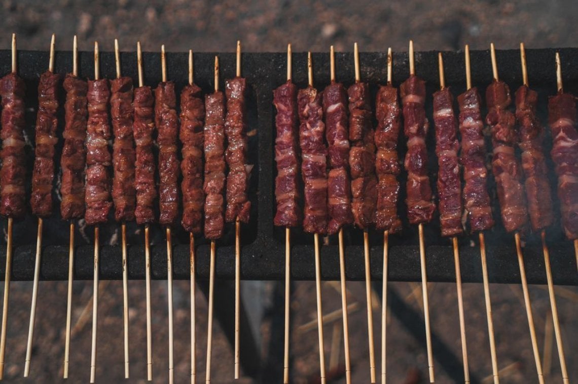 I tipici arrosticini abruzzesi (@Sara Furlanetto)