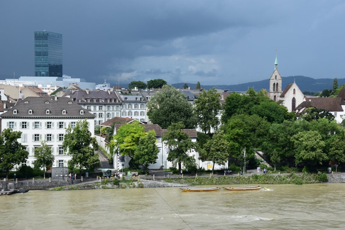 Basilea vista dal fiume