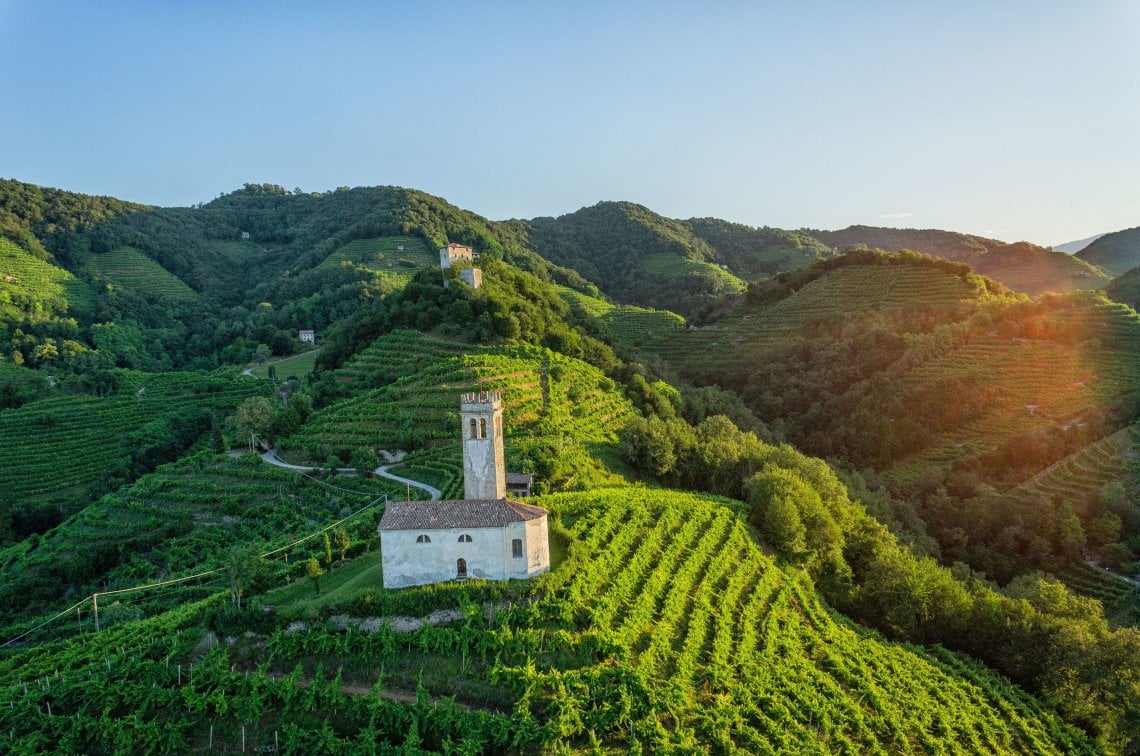 Il paesaggio del Conegliano Valdobbiadene, patrimonio dell'umanit&agrave; (@Arcangelo Piai)