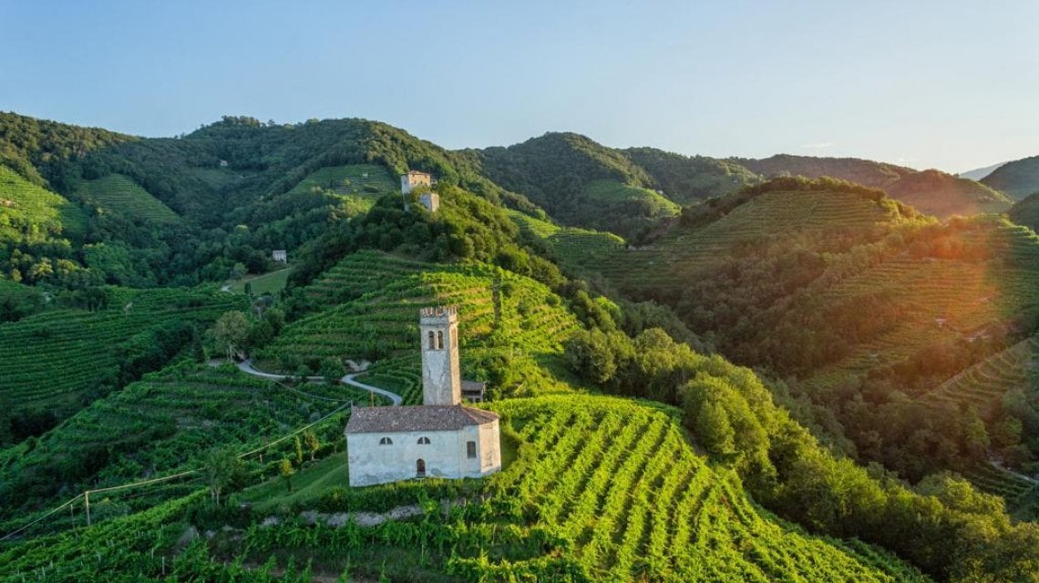 Le colline del Prosecco a Valdobbiadene, patrimonio Unesco