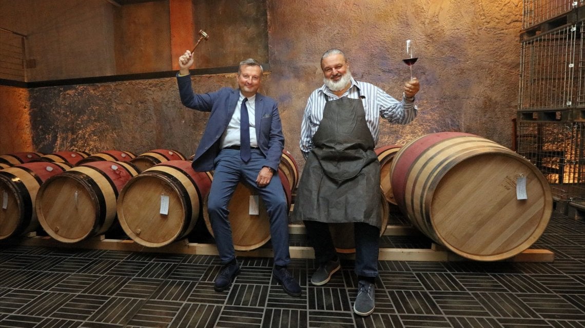 &nbsp;Ezio Raviola, presidente Fondazione CRC e Matteo Ascheri, presidente del Consorzio di tutela del Barolo&nbsp;