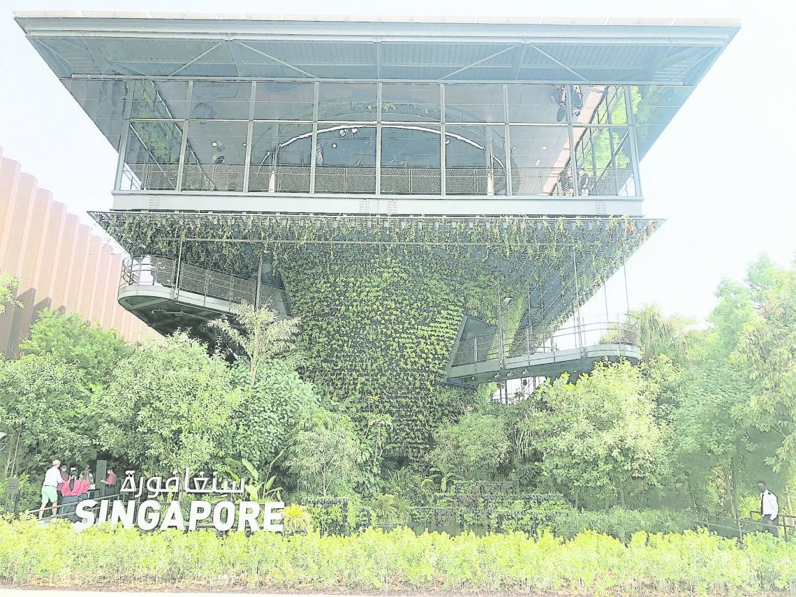 Il padiglione di Singapore punta sulla natura ed &egrave; senza aria condizionata