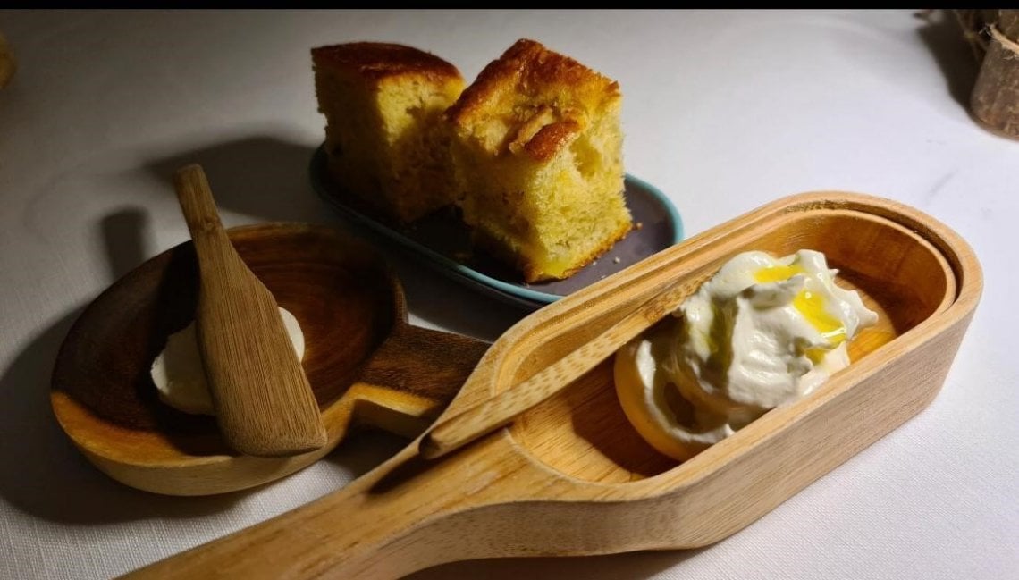 Spuma di kefir e olio di oliva di Enrico Mazzaroni
