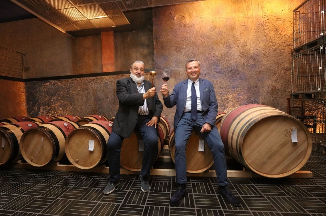 &nbsp;Ezio Raviola Presidente Fondazione CRC e Matteo Ascheri Presidente Consorzio Tutela Barolo Barbaresco Alba Langhe e Dogliani
