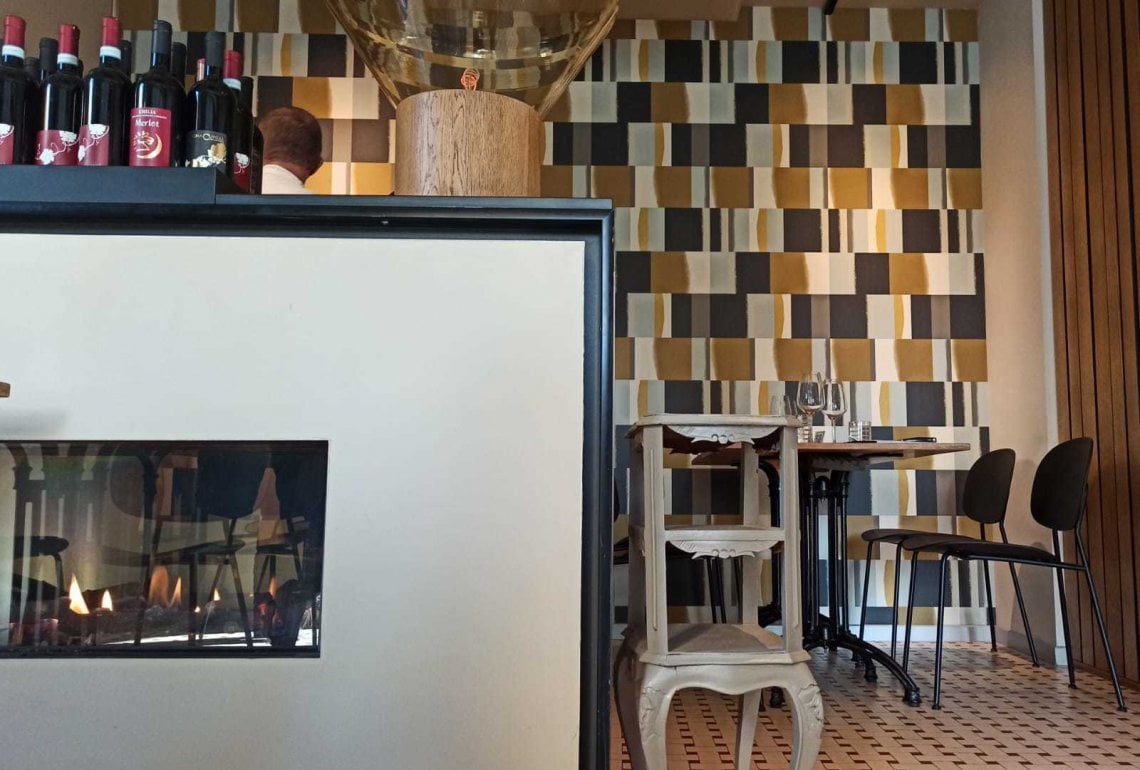 Il caminetto del Bistrot Il Cerchio
