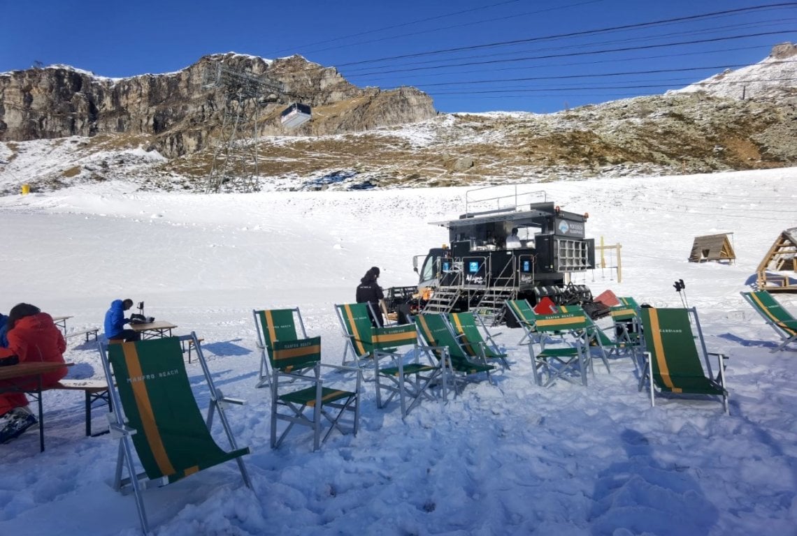 L'avamposto romagnolo ad Alagna Valsesia, sulle piste del Monterosa Ski