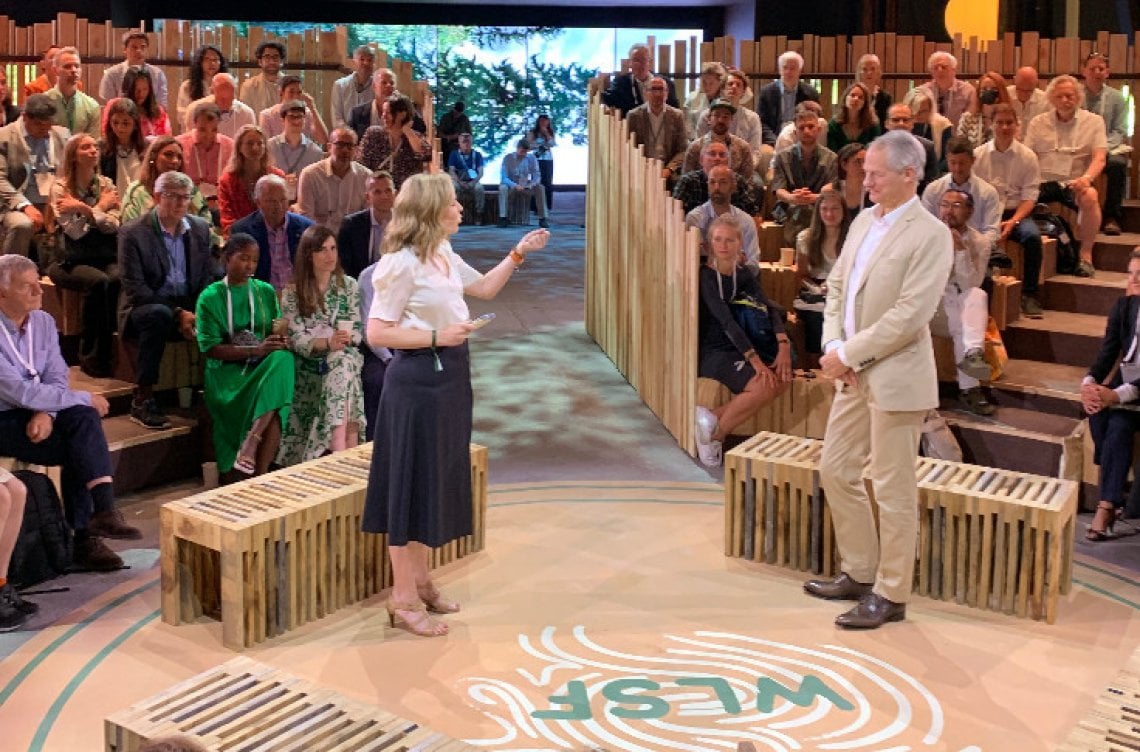 Philippe Schaus, CEO di Mo&euml;t Hennessy al festival&nbsp;Living Soils Living Together&nbsp;in Provenza