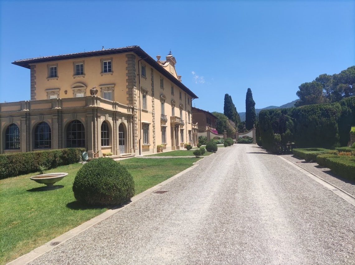La casa di famiglia all'interno della Tenuta&nbsp; (foto @Lara Loreti)