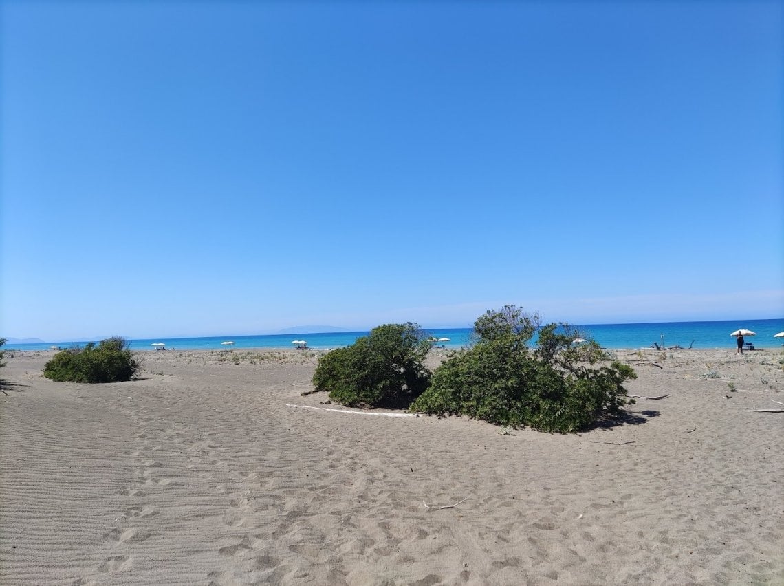 L'oasi faunistica con la spiaggia privata&nbsp; (foto @Lara Loreti)