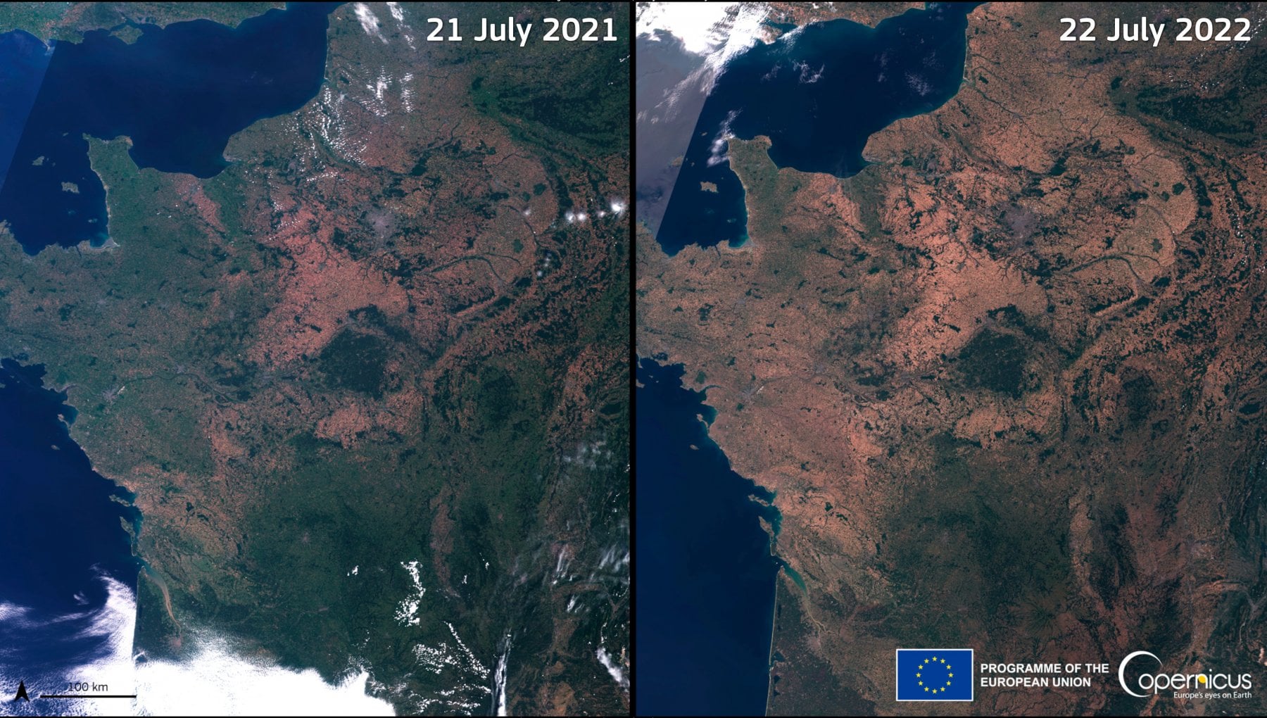 In Europa La Peggiore Siccit Degli Ultimi 500 Anni Vista Dai Satelliti 