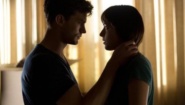 Una scena del film: 'Cinquanta sfumature di grigio'