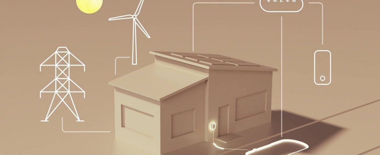 Idea Volvo, l'auto alimenta con la sua energia tutta la casa