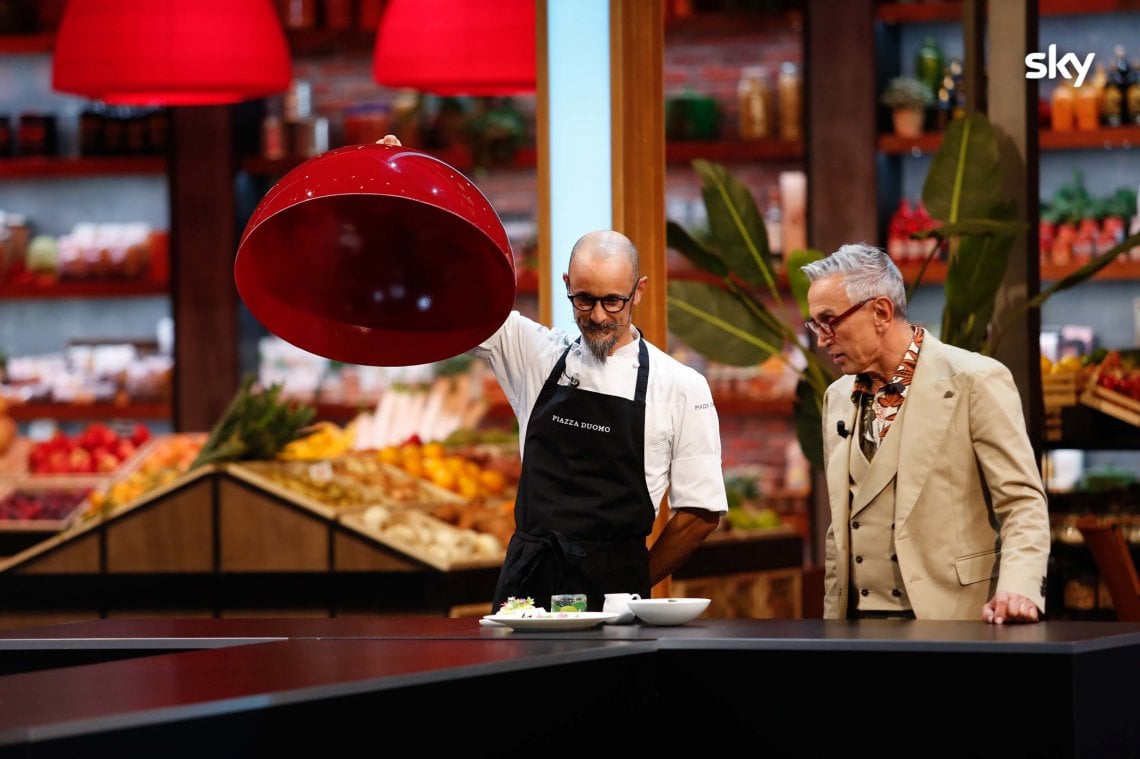 Enrico Crippa, giudice esterno, con Barbieri