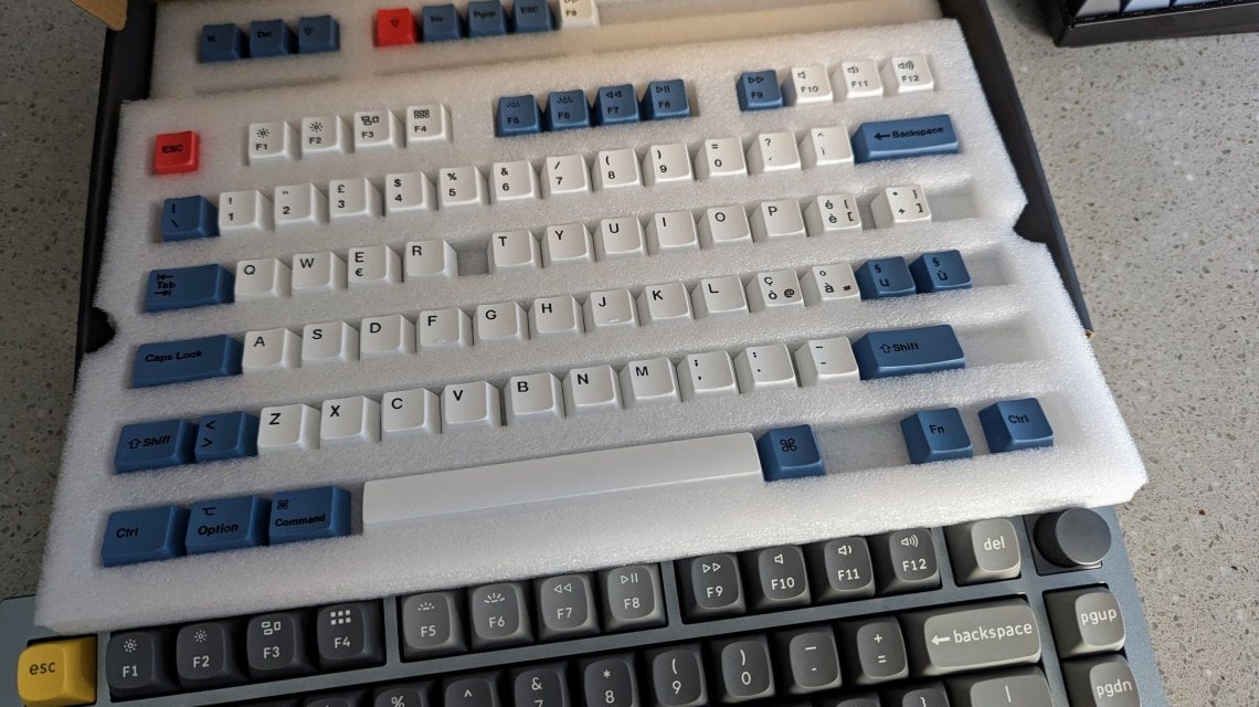 Tastiere PBT Per Tastiera Meccanica – Set 61 Tasti ANSI, Profilo OEM, Stampa Laterale, Azzurro, Compatibili Con Switch MX