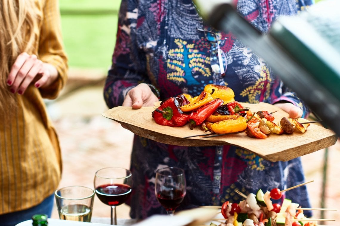 Le verdure grigliate si prestano all'abbinamento con vini rossi (@GettyImages)
