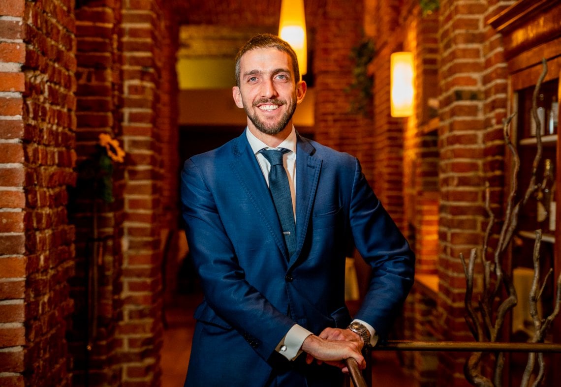 Il sommelier Carlo Salino