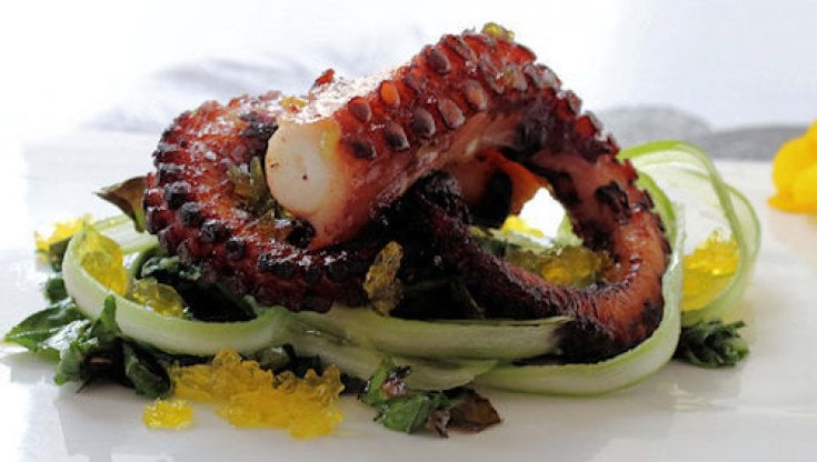 Il Pulpo Y acelga cucinato da El Romero, a Mahon