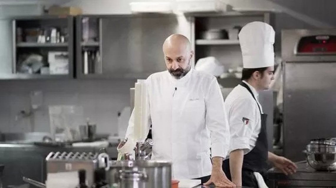 Niko Romito in cucina