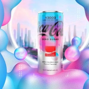 Coca Cola lancia Zero Sugar Y3000, il nuovo gusto creato con l'Intelligenza Artificiale 