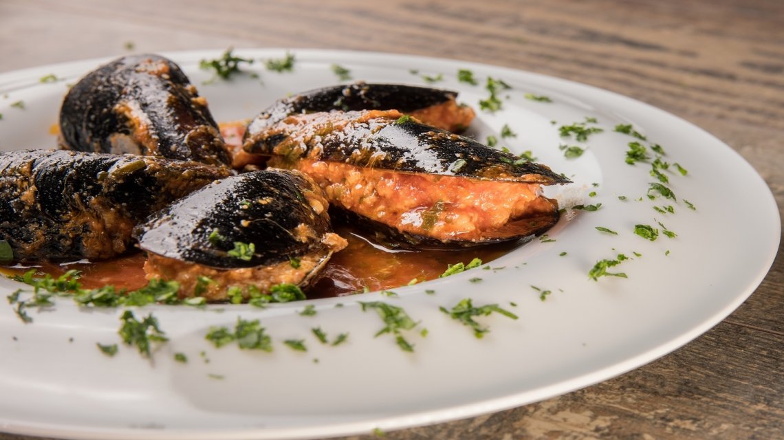 Cozze o muscoli ripieni